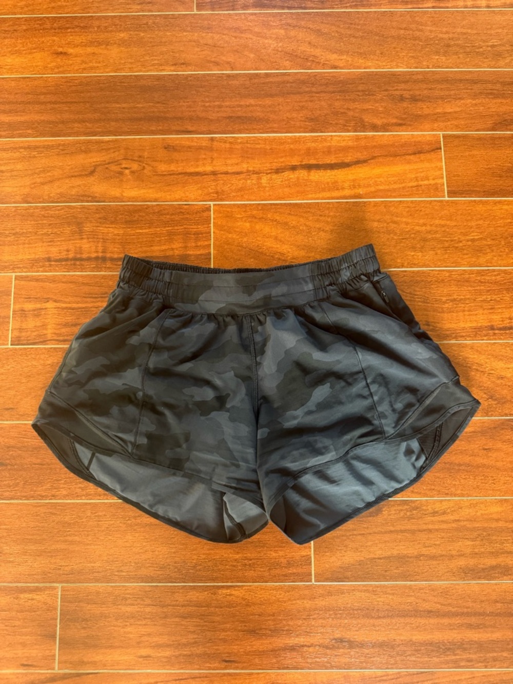 lululemon athletica Black Camo Women's Athletic Shorts